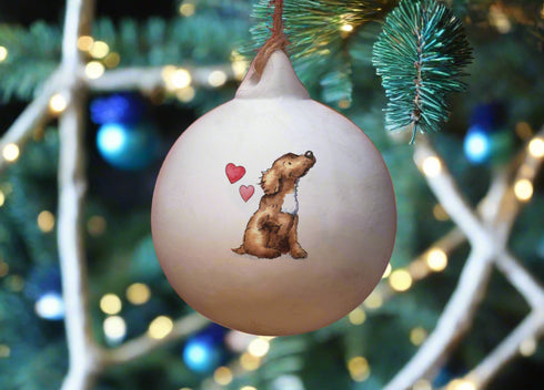 Cocker (Working) Ceramic Round Bauble